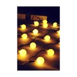 Pretify Top Led Işık 5 Metre Boncuk Led Yılbaşı Süsü Sabit Yanan Dekoratif Led Işık Gün Işığı Fişli