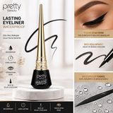 Pretty Beauty Waterproof Kalıcı Likit Eyeliner – Yoğun Siyah