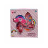 Pretty Pinky Gökkuşağı Şekilli 3 Katlı Makyaj Güzellik Seti