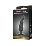 Prety 12 CM Zenci Anal Plug Anal Tıkaç Tıpa Stimülatör Anal Penis