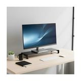 Prexua Riser Masaüstü Monitör Standı - Monitör Yükseltici (Siyah, Large)
