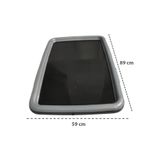 Pribor Köpek Büyük Tuvaleti Maxi Rengi 59x89 cm Eleksiz Gri-Antrasit Xxl