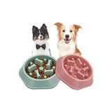 Pribor Köpek Yavaş Yeme Mama Kabı (Pembe)
