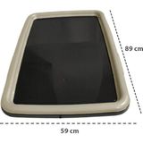 Pribor Xxl Köpek Büyük Tuvaleti Maxi Bej-Kahve Rengi 59X89 cm (Eleksiz) - Kahverengi