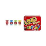 Price Oyun Hamuru 4'lü Paket - (4 * 100 Gr) ve Uno Deluxe Kartlar