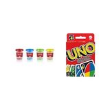 Price Oyun Hamuru 4'lü Paket - (4 * 100 Gr) ve Uno Kartlar