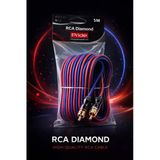 Prıde Diamond 5 Metre %100 Ofc Bakır Rca Kablo 2 Kanal 2Rca-2Rca Amfi Ses Sistemi Bağlantı Kablosu