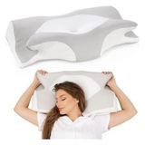 Pride Ortopedik Boyun Yastığı, Memory Foam, Kelebek Şekli, 67X40X14 Cm, Visco Dolgu, Tüm Yatış Pozisyonları Için - 10 x 10 cm - 0002R72