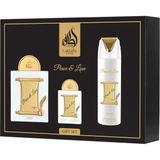 Pride Peace & Love Gift Set Edp 100 Ml + Edp 20 Ml + Body Spray 200 Ml Unisex Parfüm Hediye Seti