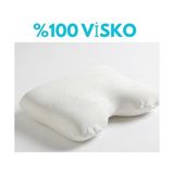 Pride Visco Horlama Yastığı, Ortopedik Boyun Desteği, 55X40X12X10 cm - Çok Renkli