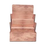 Prigo Std51 Ahşap Görünümlü 3 Raflı Masaüstü Karton Stand