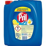 Pril 4 kg Limon Kokulu Sıvı Bulaşık Deterjanı Etkili Hijyenik Temizlik Sunar