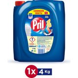 Pril 4 kg Limon Kokusuyla Elde Yıkama Sıvı Bulaşık Deterjanı Zorlu Bulaşıklar İçin Etkili - 4 lt