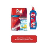 Pril Bulaşık Makinesi Temizlik Bakım Seti - Parlatıcı 750ml + Bulaşık Makinesi Tuzu 2000g