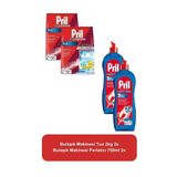Pril Bulaşık Makinesi Tuz 2kg x2 - Bulaşık Makinesi Parlatıcısı 750ml x2 Pril 2'li Set