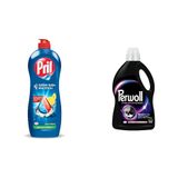 Pril Cold Power Yağ Çözme Etkili Limon Kokulu + Perwoll Hassas Sıvı Çamaşır Deterjanı Siyah