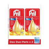 Pril Deo Duo-Perls 5x Etkili Bulaşık Makinesi Koku Giderici x2 - Uzun Süreli Ferahlık