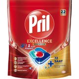 Pril Excellence 5'i 1 Arada 22 Kapsül Bulaşık Makinesi Deterjanı