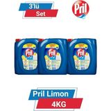 Pril Limon 4 kg x 3 Adet Sıvı Bulaşık Deterjanı - 4 lt