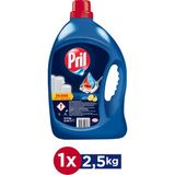 Pril Limon Kokulu 2.5 kg Soğuk Suda Kurumuş Kirlerde Etkili Elde Yıkama Sıvı Bulaşık Deterjanı 2418 ml