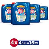Pril Limon ve Elma 4 kg x 4 (16 kg) Sıvı Bulaşık Deterjanı Elde Yıkama Kokusuz Etkili Temizlik - 10 lt