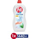 Pril Losyon Elde Yıkama Bulaşık Deterjanı Aloe Vera 1440 ml Hassas Ciltler Soğuk Suda Etkili