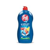 Pril Power Limon Kokulu 5+ Yağ Çözme Etkili Elde Yıkama Sıvı Bulaşık Deterjanı 1 x 1350 g, Limon 1.35kg