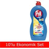 Pril Power Sıvı Bulaşık Deterjanı Limon 1350 ml 10'lu Set