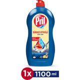 Pril Sirke Etkili Özel Seri Bulaşık Deterjanı 1100 ml Güçlü Yağ Çözme ve Limon Kokulu