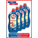 Pril Sirke Gücüyle 1100 ml Bulaşık Deterjanı 4’lü Özel Seri Parlak ve Hijyenik Sonuç