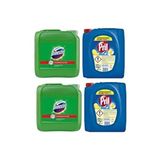 Pril Sıvı Bulaşık Deterjanı 4 kg Güç Limon ve Domestos Çamaşır Suyu Dağ Esintisi 3.5 kg