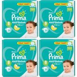 Prima 8 Numara Bebek Bezi 17 kg 124 Adet