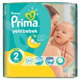Prima Aktif Bebek No:2 Mini 27 Adet Bebek Bezi