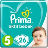 Prima Aktif Bebek No:5 Junior 26 Adet Bebek Bezi