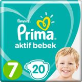 Prima Aktif Bebek No:7 XXLarge 20 Adet Bebek Bezi