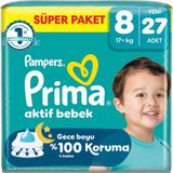 Prima Aktif Bebek Süper Paket 8 Beden 27'Li (2'Li Paket)
