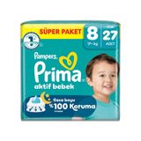 Prima Aktif Bebek Süper Paket 8 Beden 27'li 4 Adet