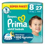 Prima Aktif Bebek Süper Paket 8 Beden 27'Li (4'Li Paket)