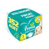 Prima Bebek Bezi 1 Numara 2-5 KG Yenidoğan Ultra Ekonomik Paket 352 Adet