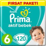 Prima Bebek Bezi 6 Beden Fırsat Paketi 3 x 40 120 Adet