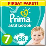 Prima Bebek Bezi 7 Beden 15+ KG Fırsat Paketi 2 x 34 68 Adet
