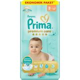 Prima Bebek Bezi Premium Care 3 Numara 52'Li 6-10 Kg Ekonomik Paket (6'Li Paket)