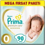 Prima Bebek Bezi Premium Care Yenidoğan Prematüre 90 Adet