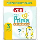 Prima Günlük Rahatlık No:3 Midi Bebek Bezi