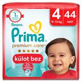 Prima Külot Bebek Bezi Premium Care 4 Numara 44'Lü 9-15 Kg (2'Li Paket)