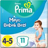 Prima Mayo Bebek Bezi 4 Beden 11 Adet Maxi Tekli Paket - 1: Yenidoğan İkiz Paket / 4 Adet