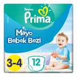 Prima Mayo No:3-4 12 Adet Bebek Bezi