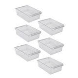Prima Nova 6'lı Buzdolabı Düzenleyici Dolap İçi Organizer Saklama Kabı Seti 325*205*100 MM - Şeffaf