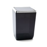 Prima Nova Biga 6 LT Banyo Mutfak Çöp Kovası - Şeffaf Siyah & Krom