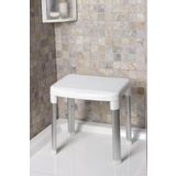 Prima Nova Cappadocia Paslanmaz Alüminyum Geniş Banyo Taburesi (130 KG Kapasite)